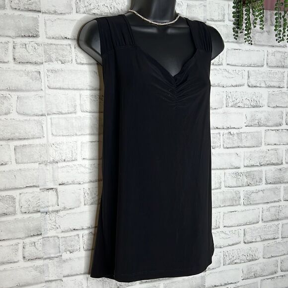 Suzie in The City Black Tank Top Size 1X Plus - Picture 1 of 6